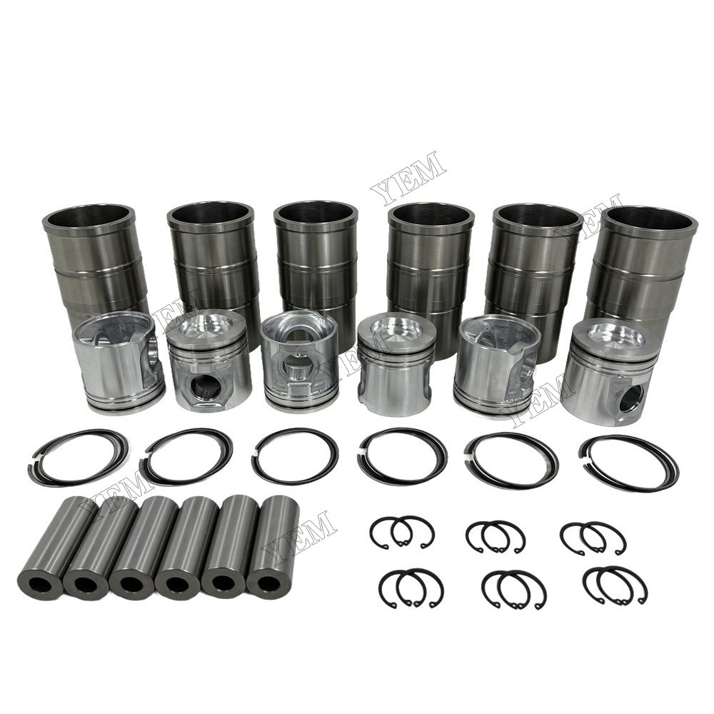 YEM Parts high quality D7E Cylinder Liner Kit For Volvo D7E Truck Excavator Engine