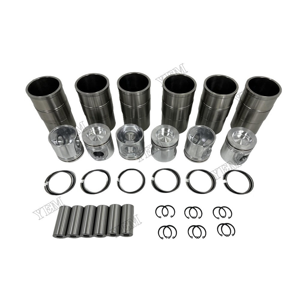 YEM Parts high quality D7E Cylinder Liner Kit For Volvo D7E Truck Excavator Engine For Volvo