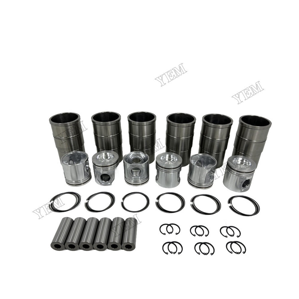 YEM Parts high quality D7E Cylinder Liner Kit For Volvo D7E Truck Excavator Engine For Volvo