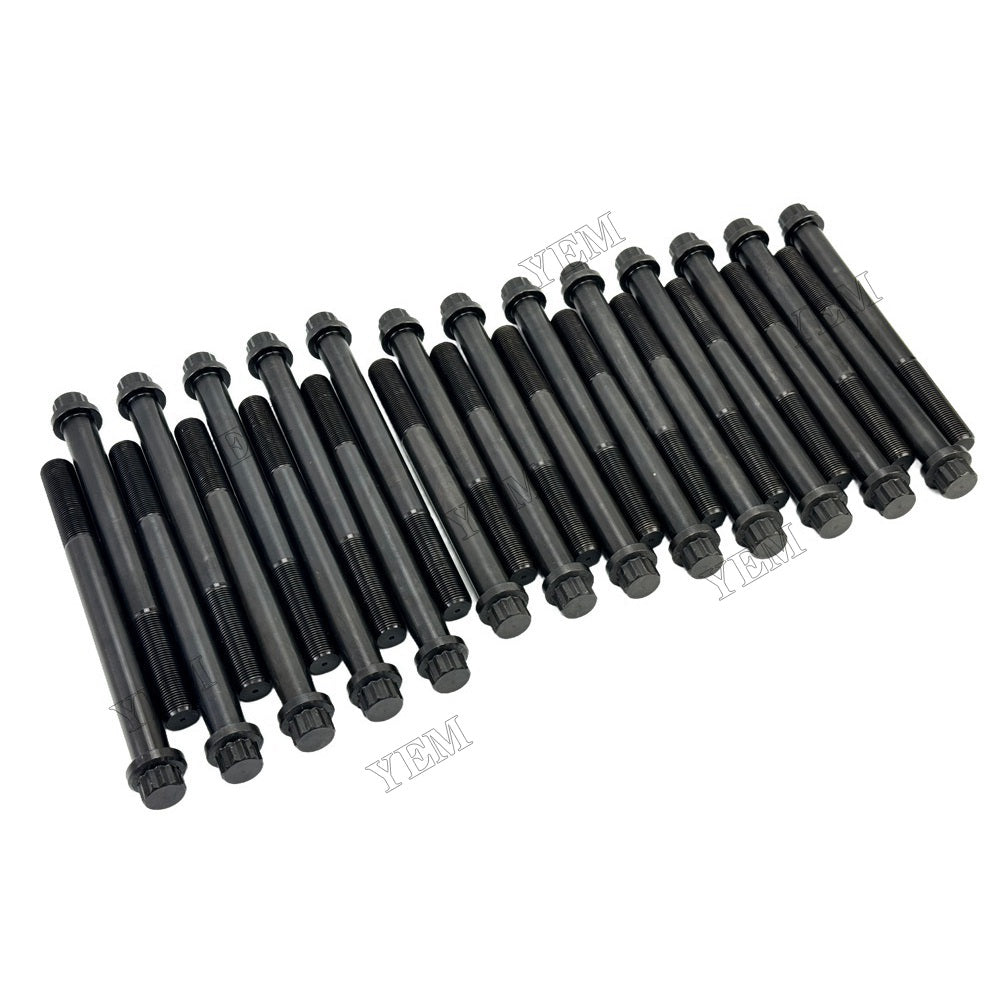 YEM Parts 26 PC For Caterpillar Head Bolt Set C15 Engine Spare Parts For Caterpillar