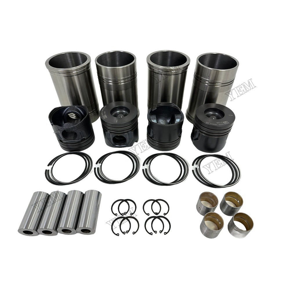 YEM Parts high quality YC4D130 Cylinder Liner Kit For Yuchai YC4D130 Engine For Yuchai