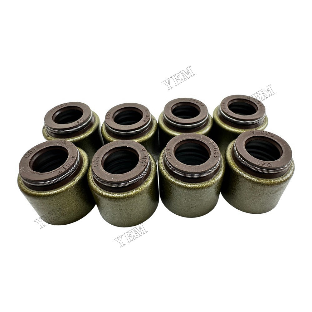 YEM Parts 8PCS For Yuchai Valve Oil Seal YC4D130 Engine Spare Parts