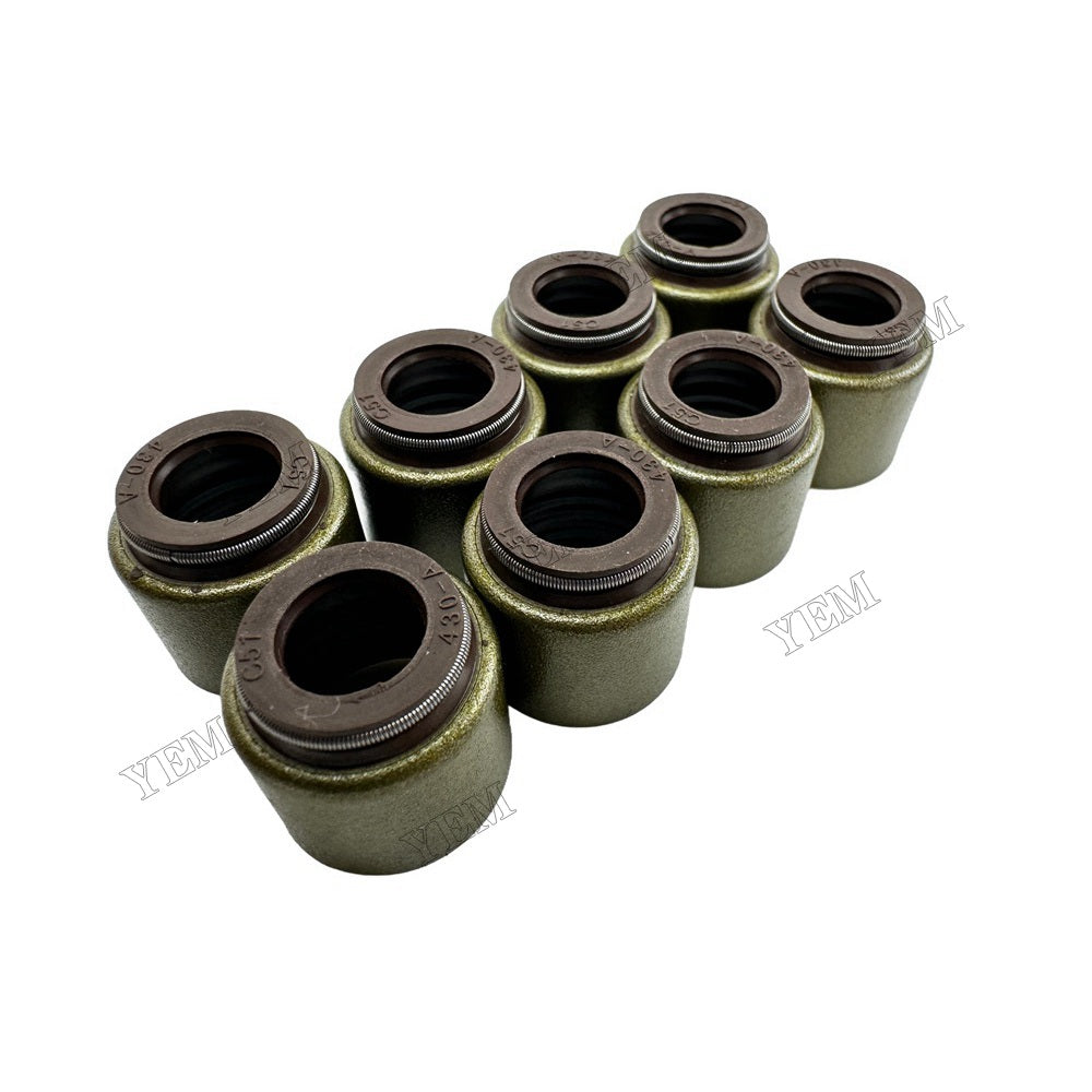 YEM Parts 8PCS For Yuchai Valve Oil Seal YC4D130 Engine Spare Parts For Yuchai