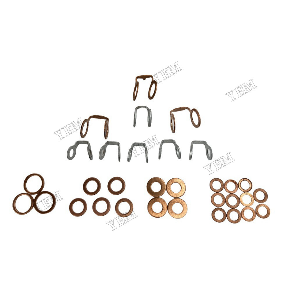 YEM Parts Full Gasket Kit For Kubota V2607 Engine Menzi A4 excavator For Kubota
