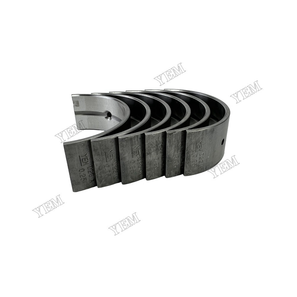 YEM Parts Main Bearing +0.25mm For Kubota ZL600 Engine Diesel Engine Spare Parts For Kubota