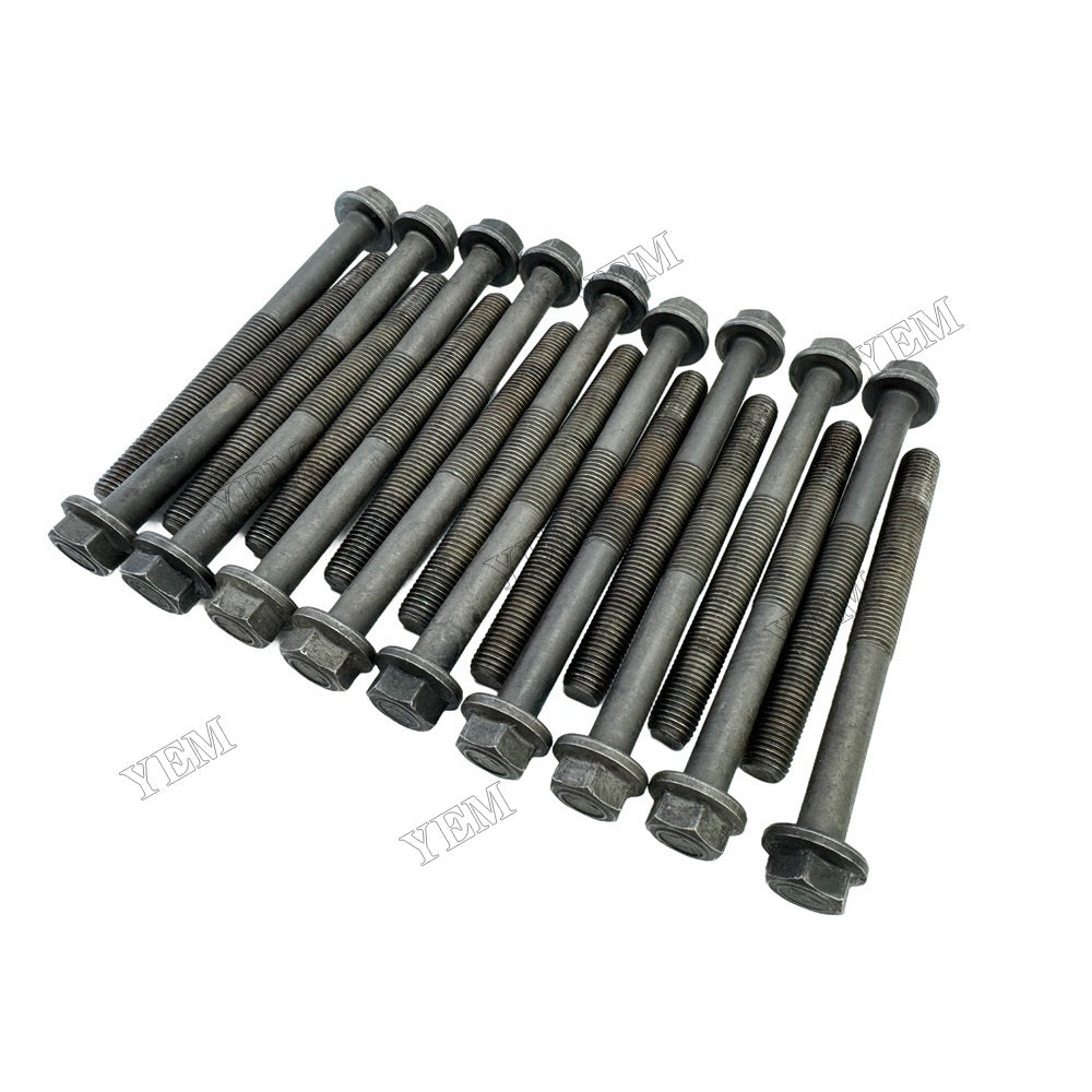 YEM Parts 18 PC Cylinder Head Bolt Set For Hino N04C Engine Diesel Engine Spare Parts For Hino