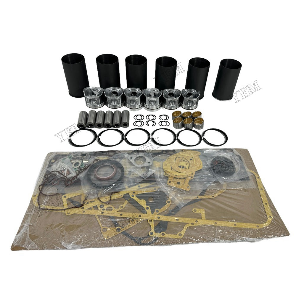 YEM Parts 6 PCS Overhaul Kit With Gasket Set For Hino W06D Engine Yale GDP 70 HC Forklift