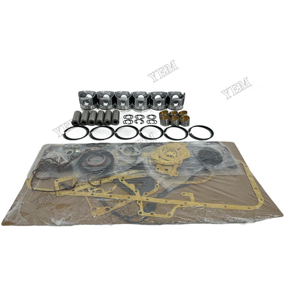 YEM Parts Piston Piston Ring Assembly Overhaul Kit For Hino W06D Engine Forklift