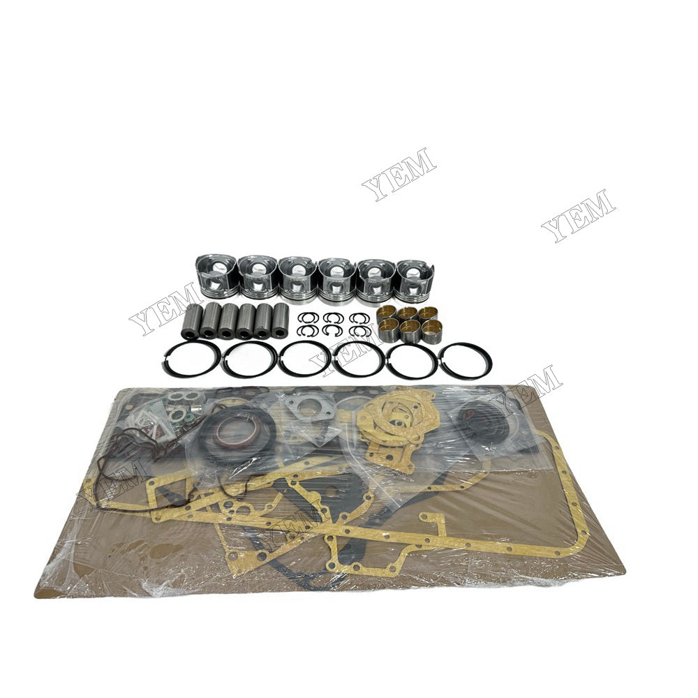 YEM Parts Piston Piston Ring Assembly Overhaul Kit For Hino W06D Engine Forklift For Hino