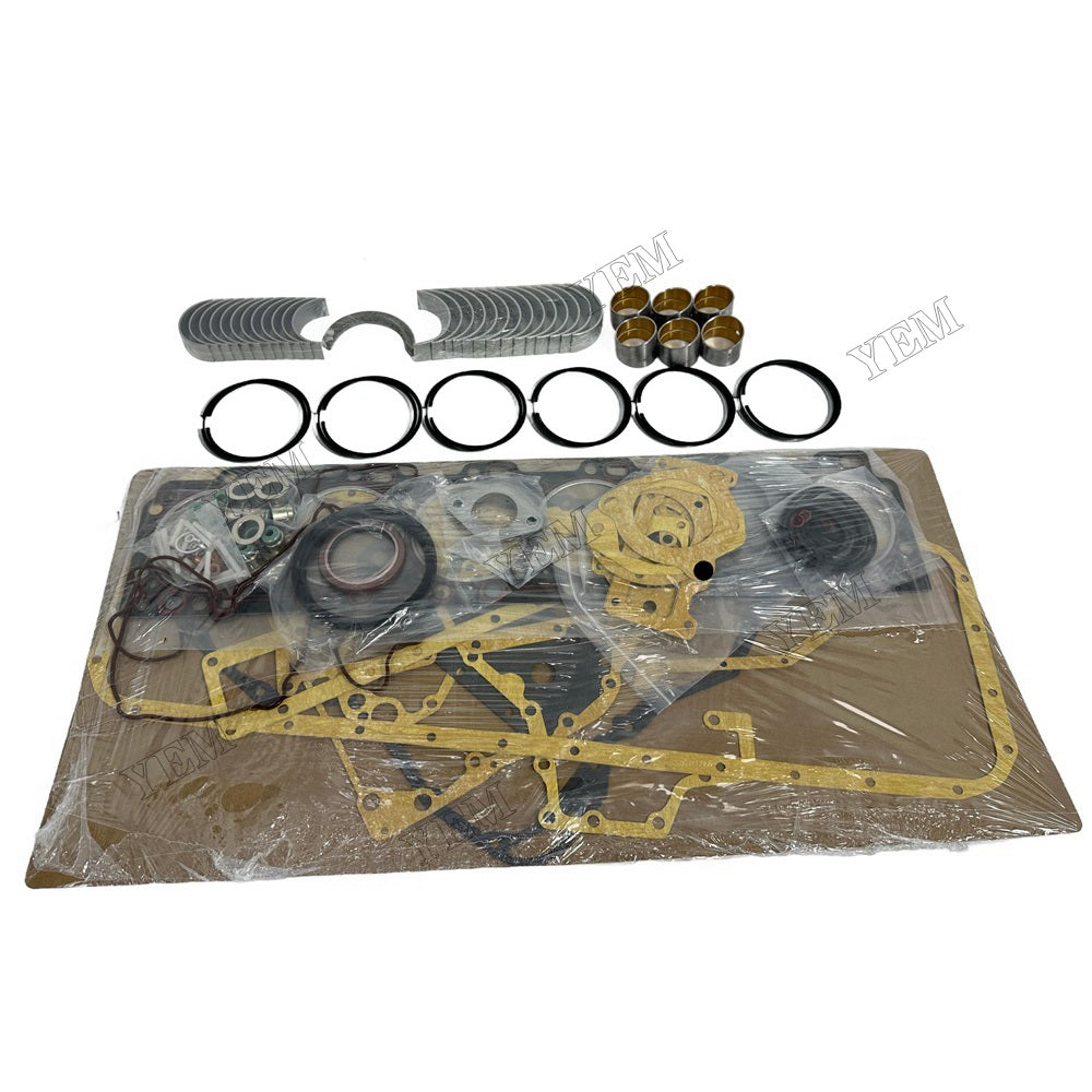 YEM Parts 6PCS W06D Piston Ring Overhaul Kit Thrust Washers For Hino GDP70HC Forklift
