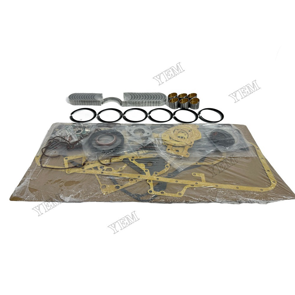 YEM Parts 6PCS W06D Piston Ring Overhaul Kit Thrust Washers For Hino GDP70HC Forklift For Hino