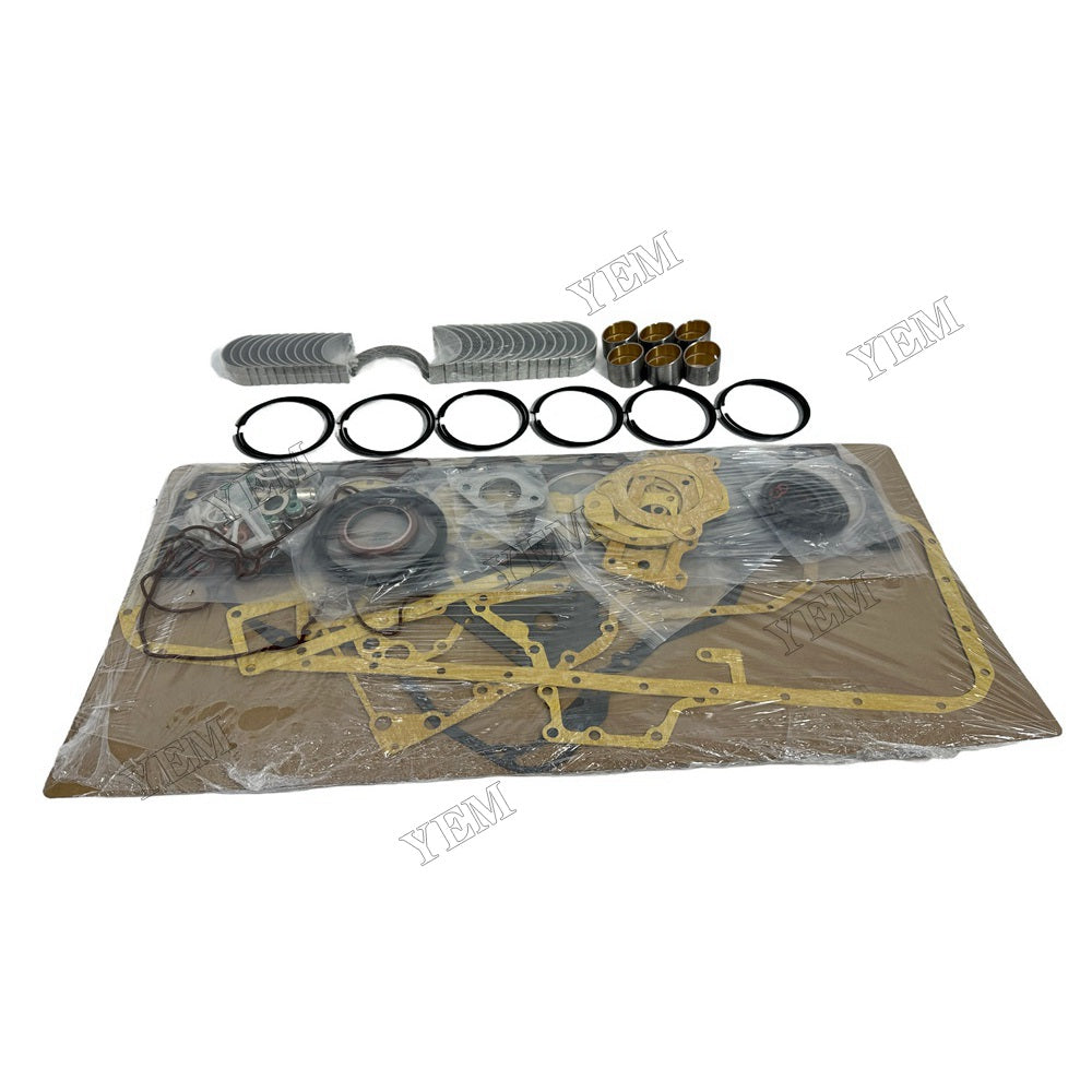 YEM Parts 6PCS W06D Piston Ring Overhaul Kit Thrust Washers For Hino GDP70HC Forklift For Hino