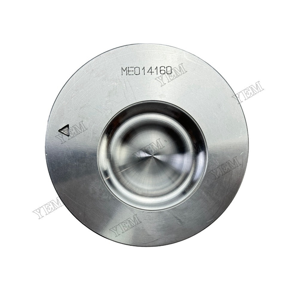 YEM Parts 4 PCS ME014160 Piston + Pin Clip For Mitsubishi 4D34 Engine Forklift For Mitsubishi