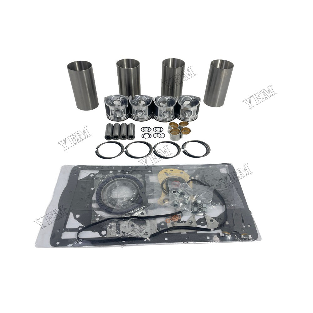 YEM Parts 4 PCS Overhaul Kit With Gasket Set For Mitsubishi D04F Engine Truck For Mitsubishi