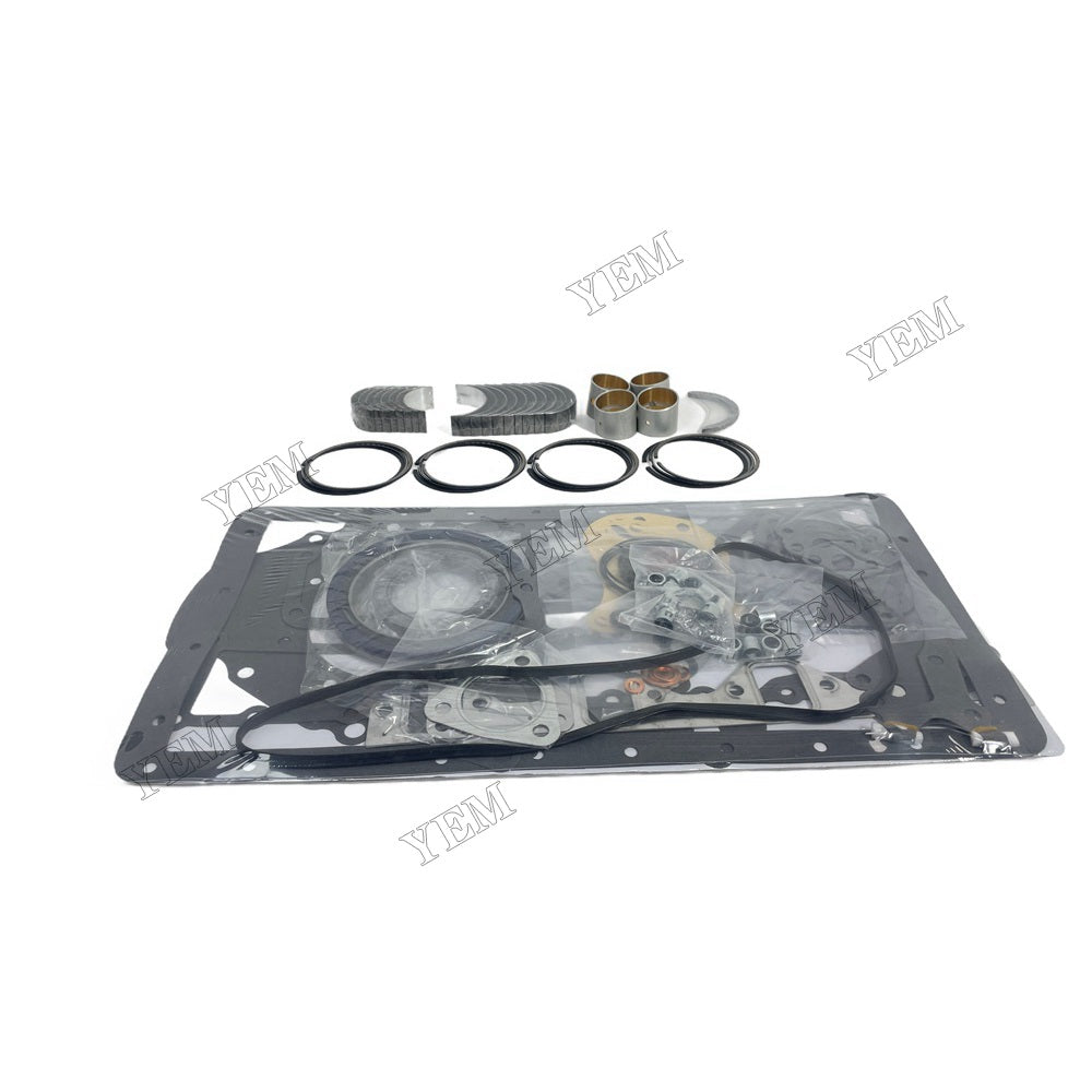 YEM Parts 4 PCS Piston Ring Overhaul Kit with Thrust Washers For Mitsubishi D04F Engine For Mitsubishi