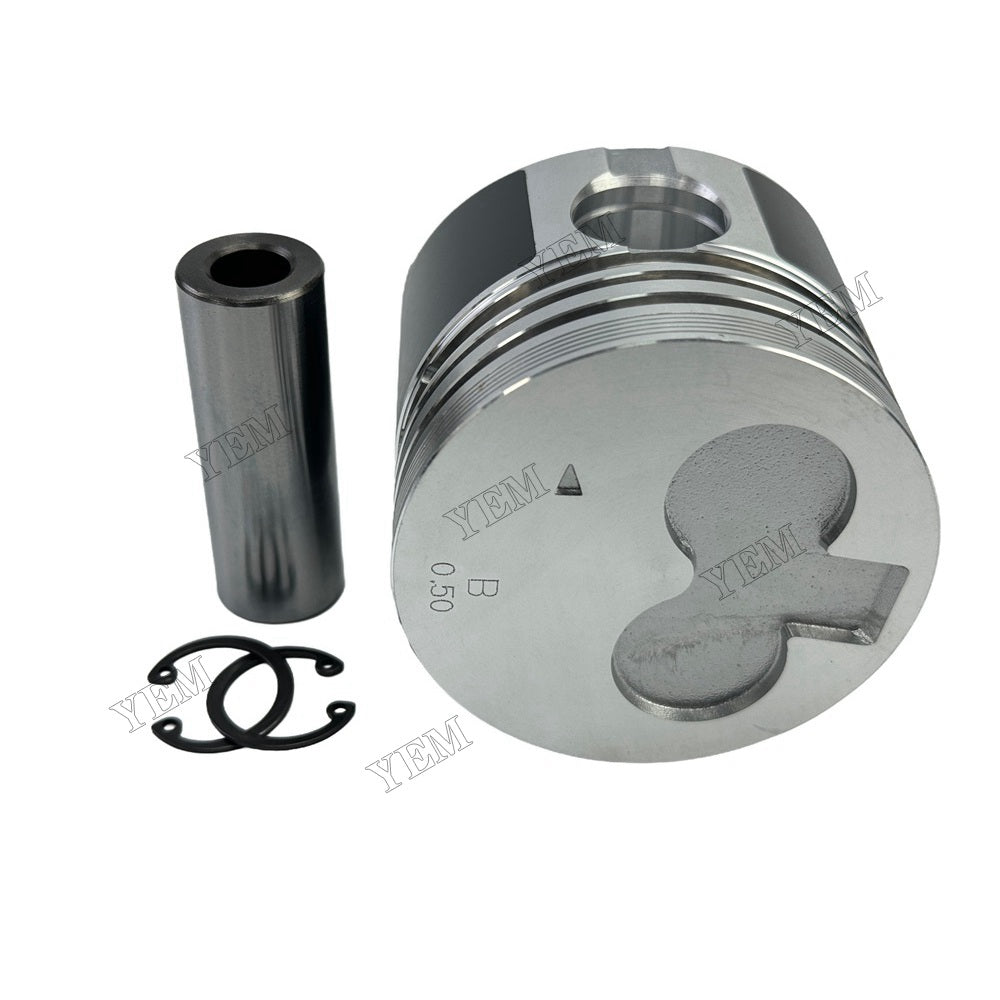 YEM Parts 3PCS Piston Pin Clip IDI +0.5mm For Mitsubishi K3F Engine Hitachi UE25 excavator For Mitsubishi