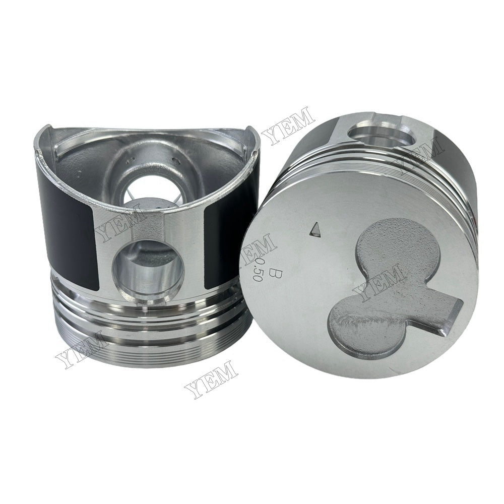 YEM Parts 3PCS Piston Pin Clip IDI +0.5mm For Mitsubishi K3F Engine Hitachi UE25 excavator For Mitsubishi