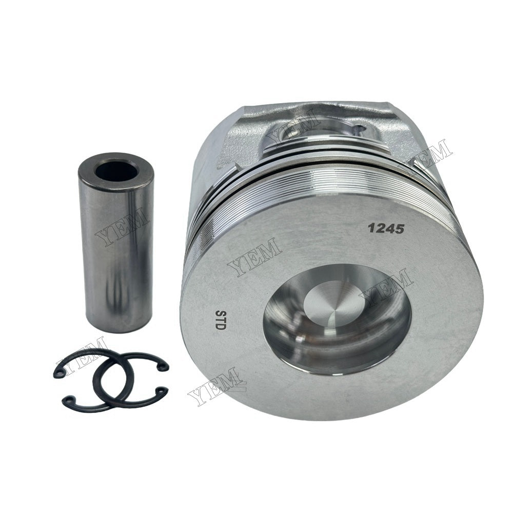 YEM Parts 4 PCS 04280571 Piston + Pin Clip For Deutz BF4M2011 Engine Terex TC 75 excavator For Deutz