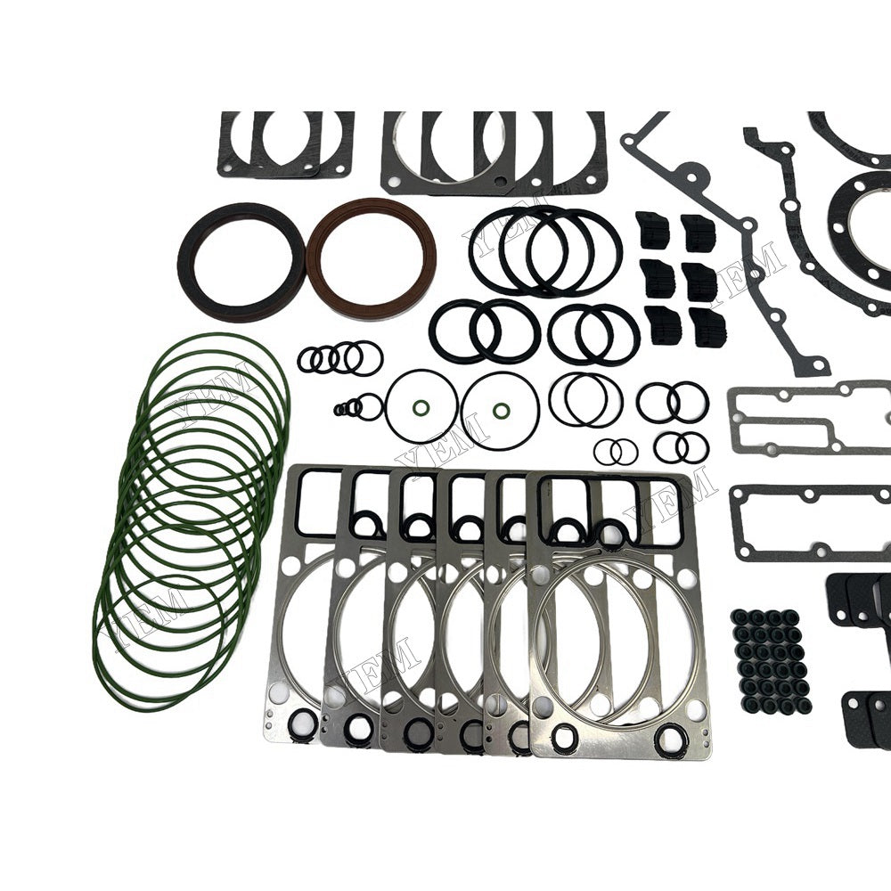 YEM Parts 02931478 Full Gasket Kit For Deutz BF6M1015 Engine Fuchs MHL 38 excavator For Deutz