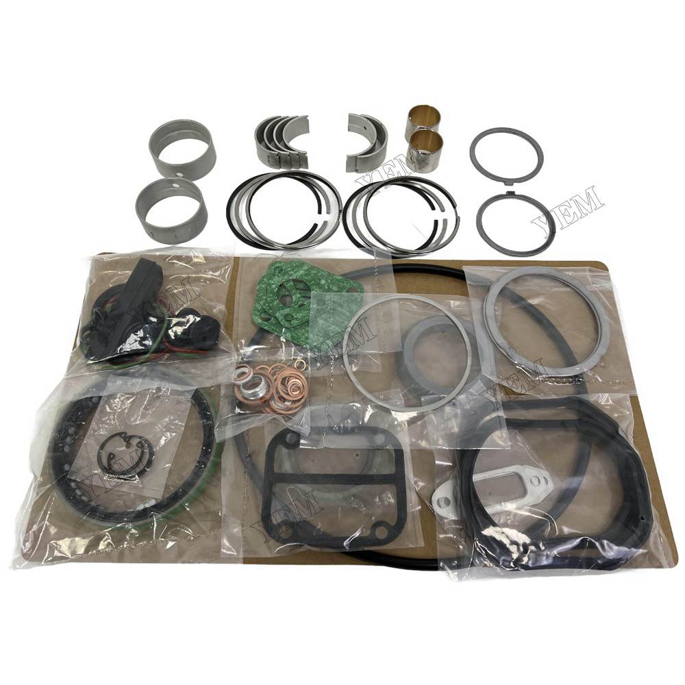 YEM Parts 2 PCS Piston Ring Overhaul Kit with Thrust Washers For Deutz F2L511 Engine For Deutz