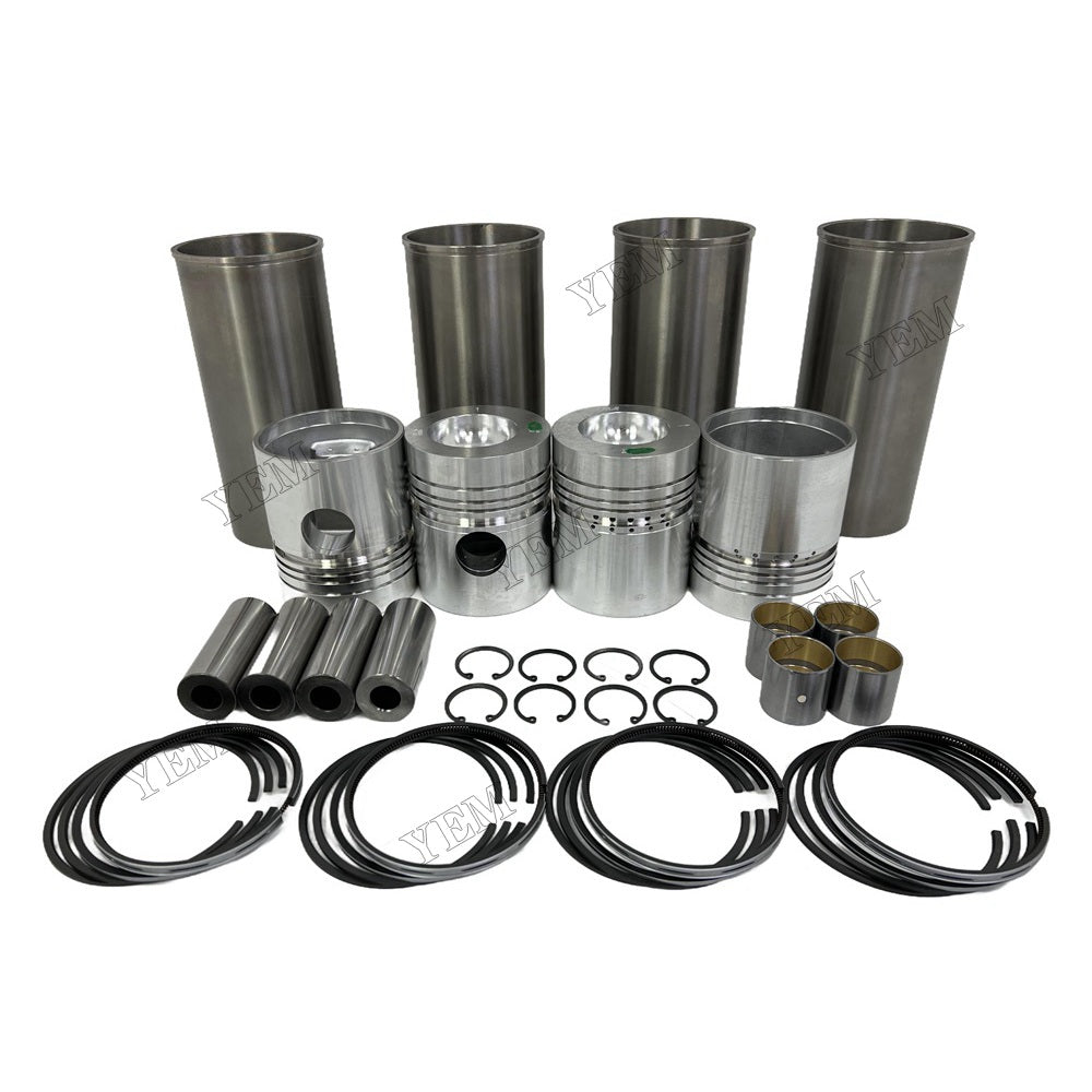 YEM Parts 4 PCS Cylinder Liner Kit For Perkins 4.248 Engine Excavator Engine