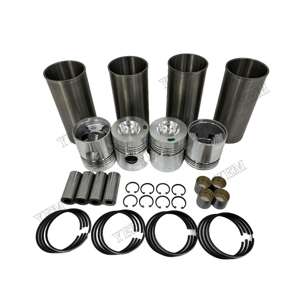 YEM Parts 4 PCS Cylinder Liner Kit For Perkins 4.248 Engine Excavator Engine For Perkins