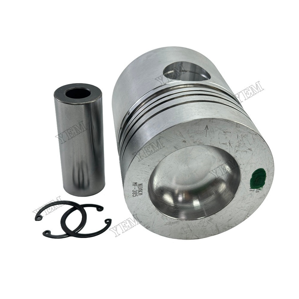 YEM Parts 4 PCS Piston + Pin Clip For Perkins 4.248 Engine Excavator Engine For Perkins