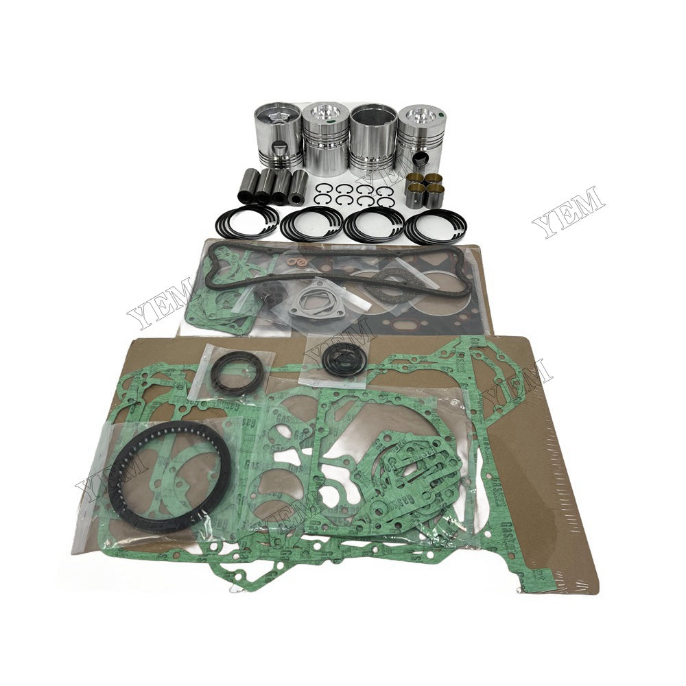 YEM Parts 4PCS Piston Ring Assembly Gakset Kit For Perkins 4.248 Engine Excavator Engine