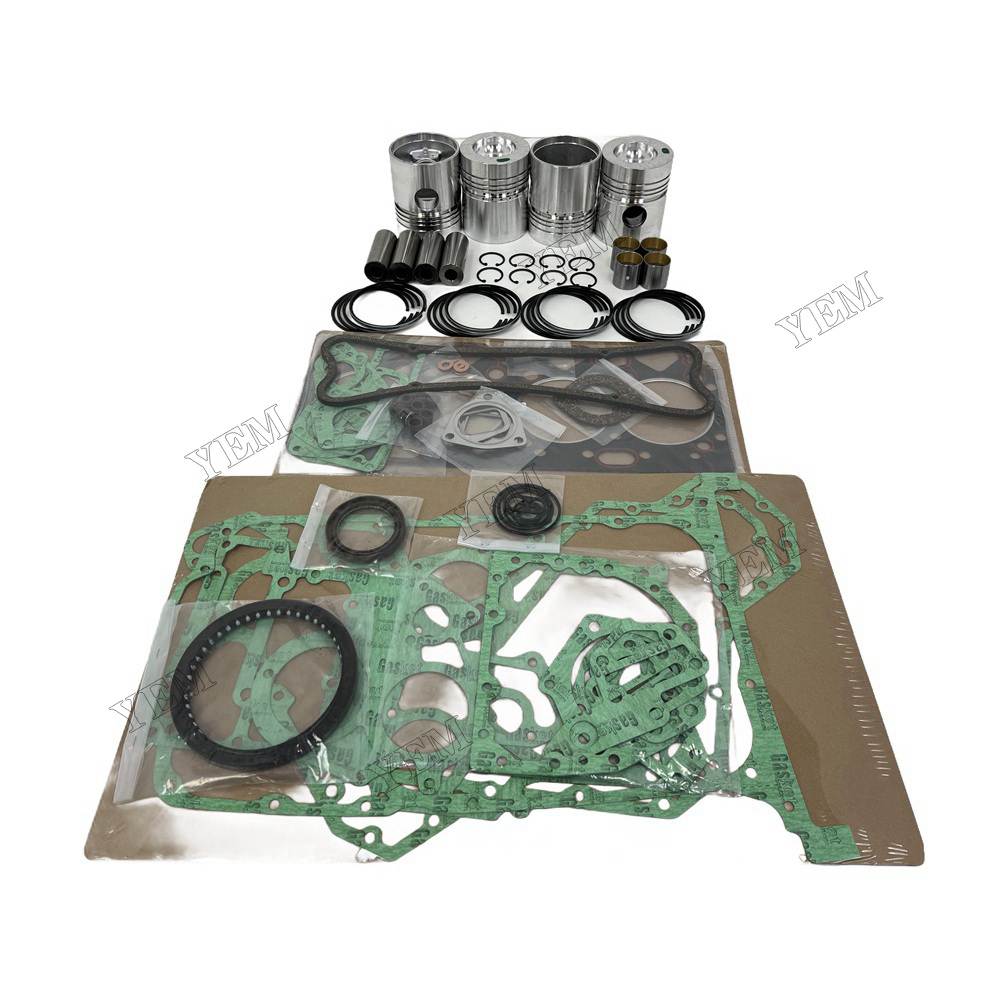 YEM Parts 4PCS Piston Ring Assembly Gakset Kit For Perkins 4.248 Engine Excavator Engine For Perkins
