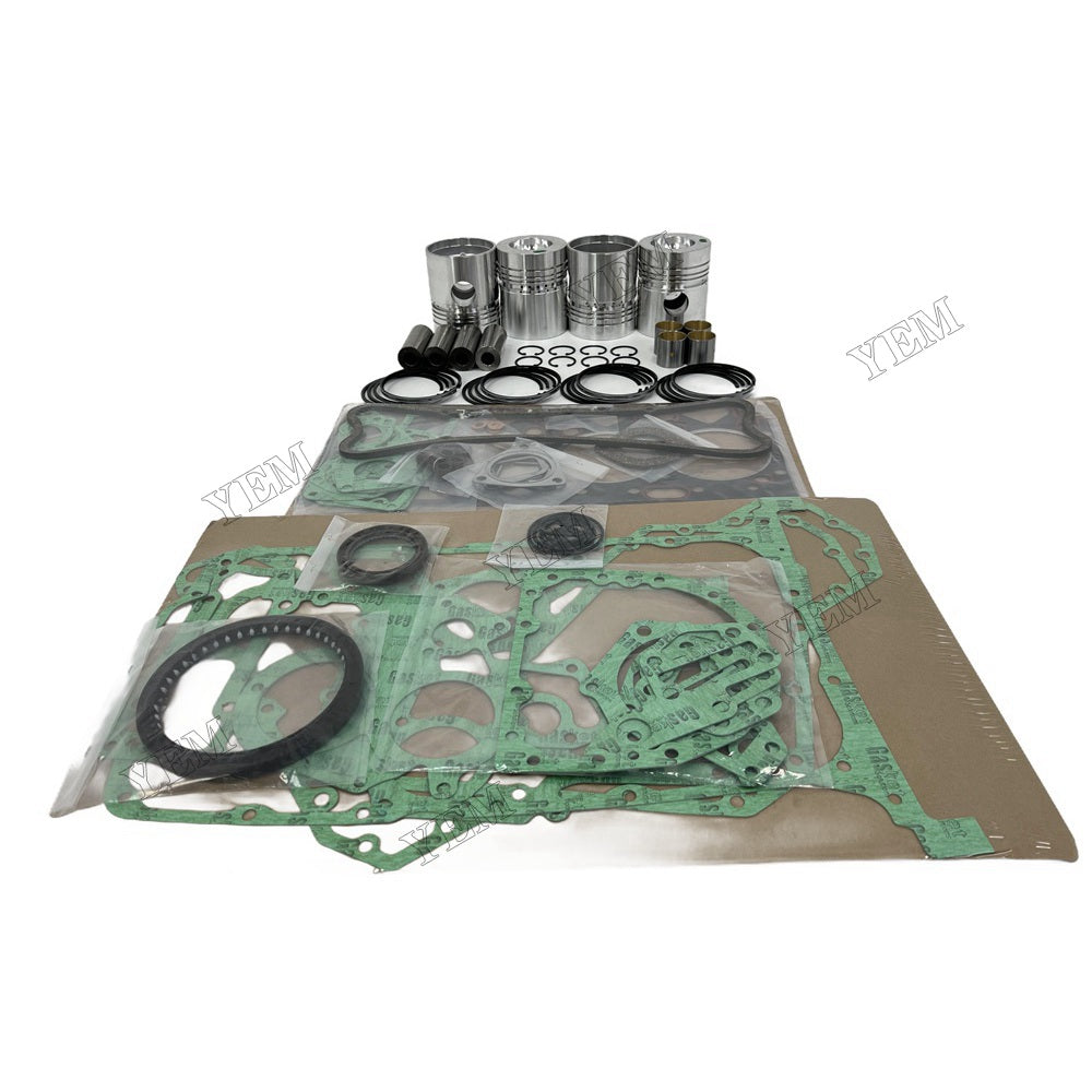 YEM Parts 4PCS Piston Ring Assembly Gakset Kit For Perkins 4.248 Engine Excavator Engine For Perkins