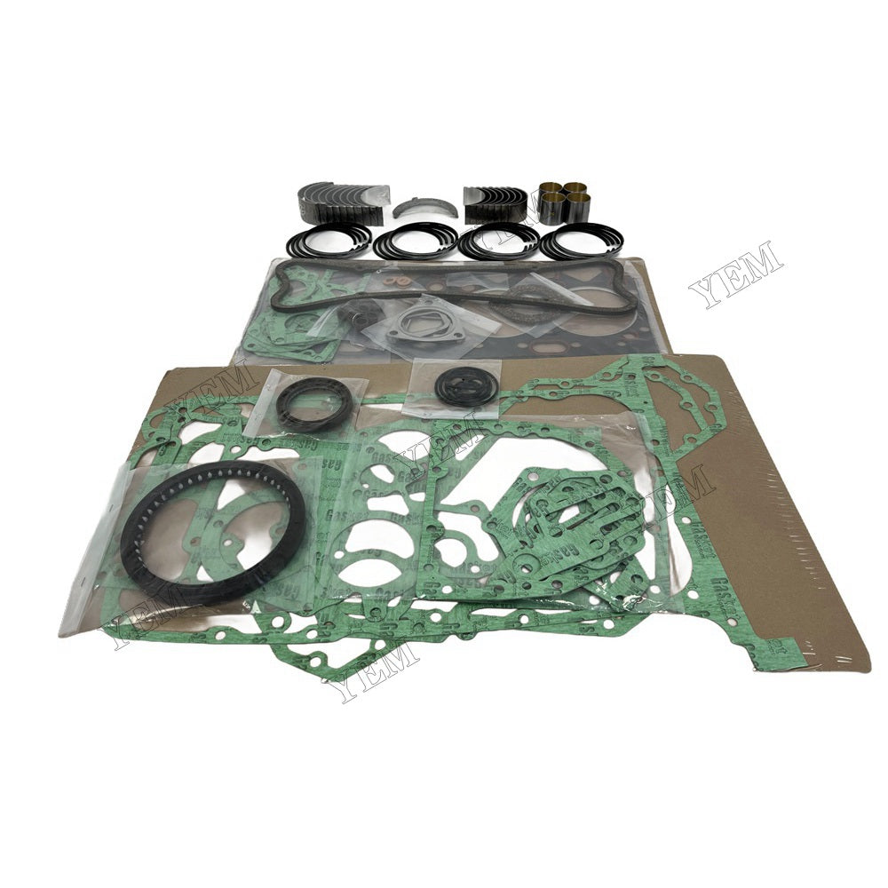 YEM Parts 4 PCS Piston Ring Overhaul Kit with Thrust Washers For Perkins 4.248 Engine For Perkins