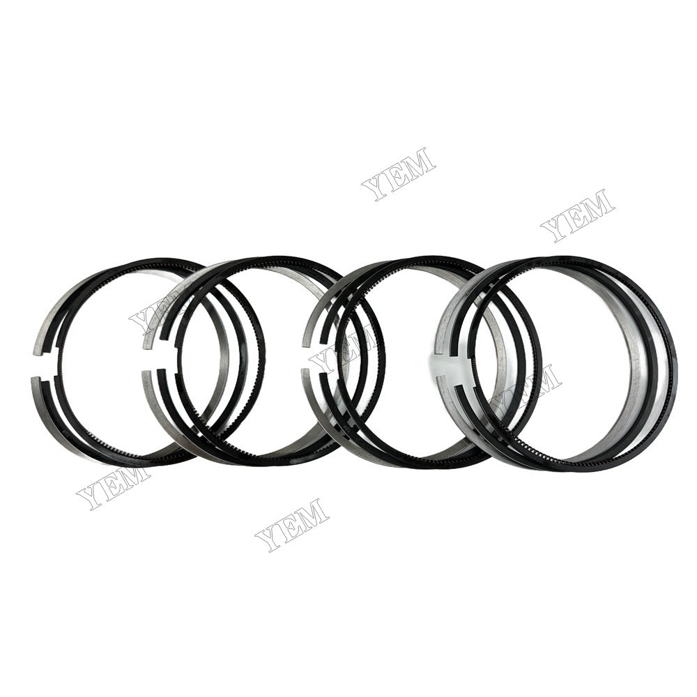 YEM Parts 4 PCS Piston Rings Set For Cummins QSB4.5 Engine Sennebogen 723 E excavator