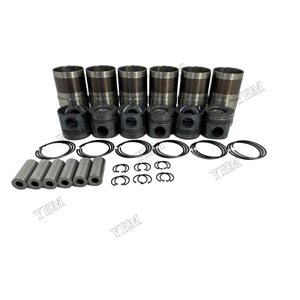 YEM Parts 6 PCS Cylinder Liner Kit For Cummins QSL9.3 Engine Diesel Engine Spare Parts For Cummins
