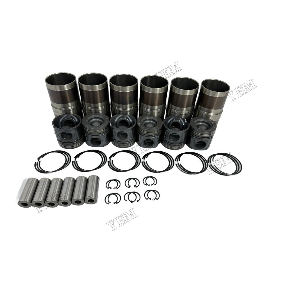 YEM Parts 6 PCS Cylinder Liner Kit For Cummins QSL9.3 Engine Diesel Engine Spare Parts For Cummins