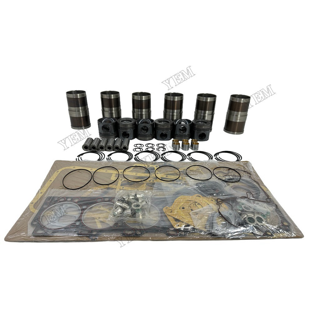 YEM Parts 6 PCS Overhaul Kit With Gasket Set For Cummins QSL9.3 Diesel EngineSpare Parts For Cummins