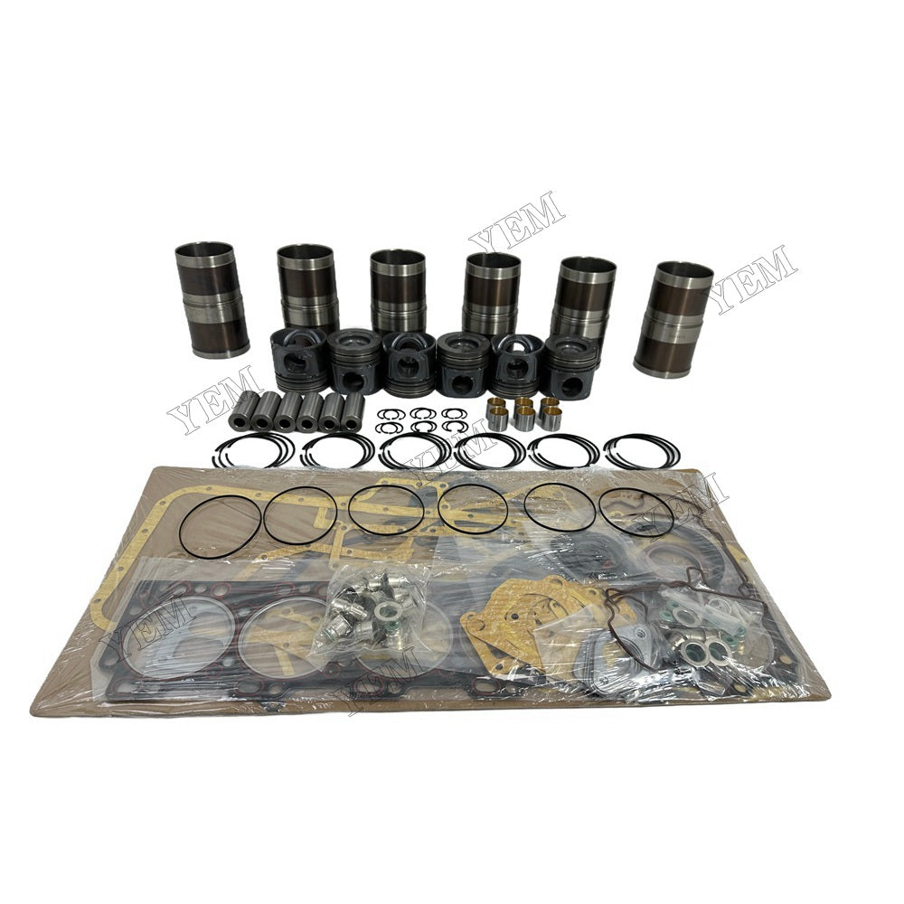 YEM Parts 6 PCS Overhaul Kit With Gasket Set For Cummins QSL9.3 Diesel EngineSpare Parts For Cummins