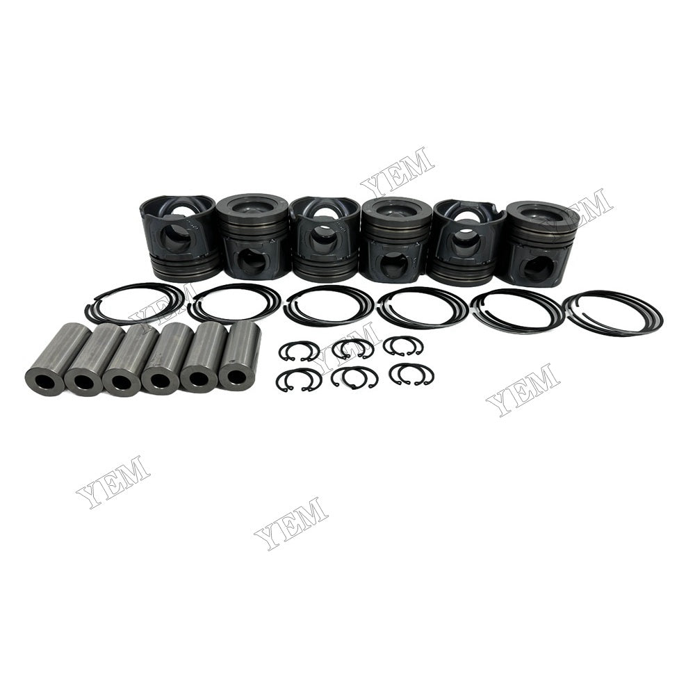 YEM Parts QSL9.3 Piston With Rings Kit STD For Cummins Spare Parts For Cummins