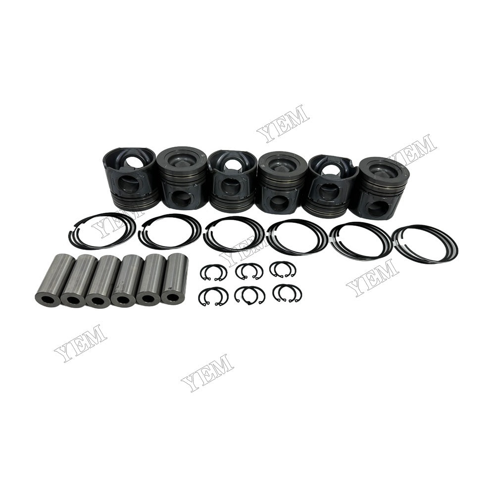 YEM Parts QSL9.3 Piston With Rings Kit STD For Cummins Spare Parts For Cummins