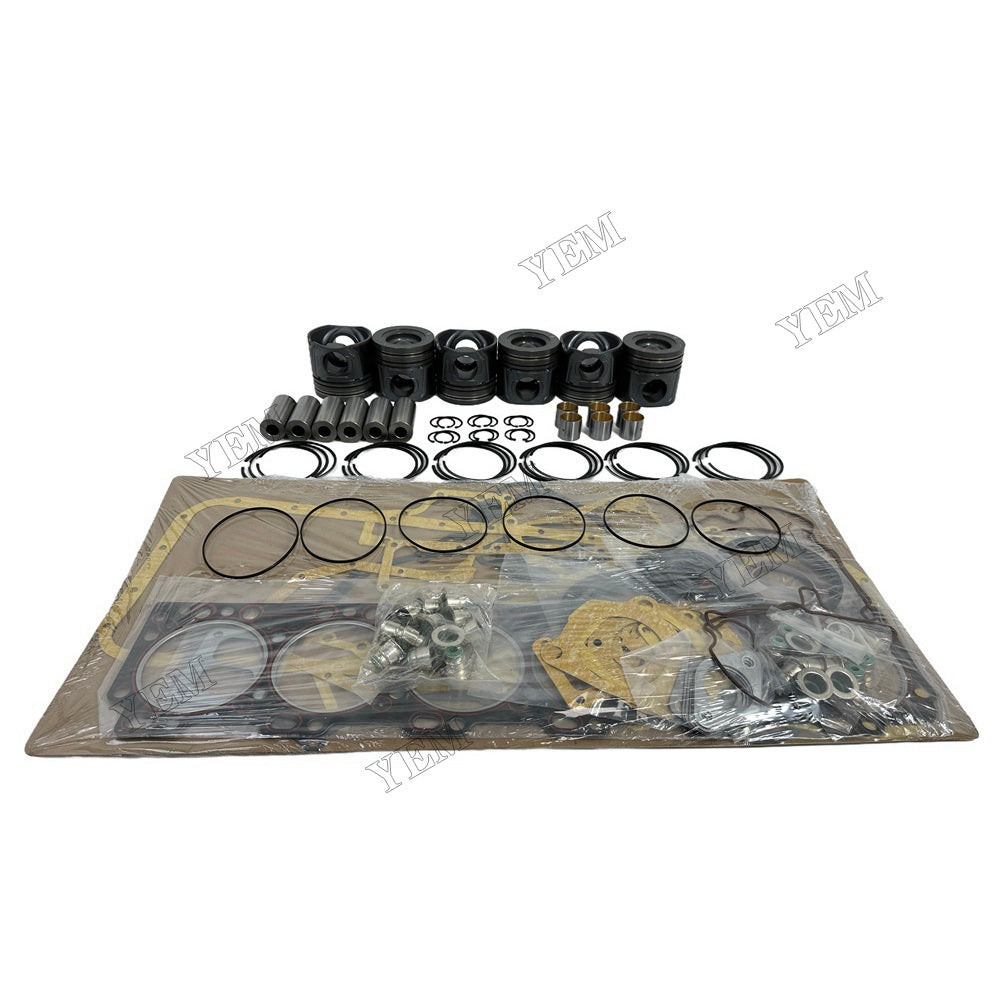 YEM Parts Piston Piston Ring Assembly Overhaul Kit For Cummins QSL9.3 Engine For Cummins
