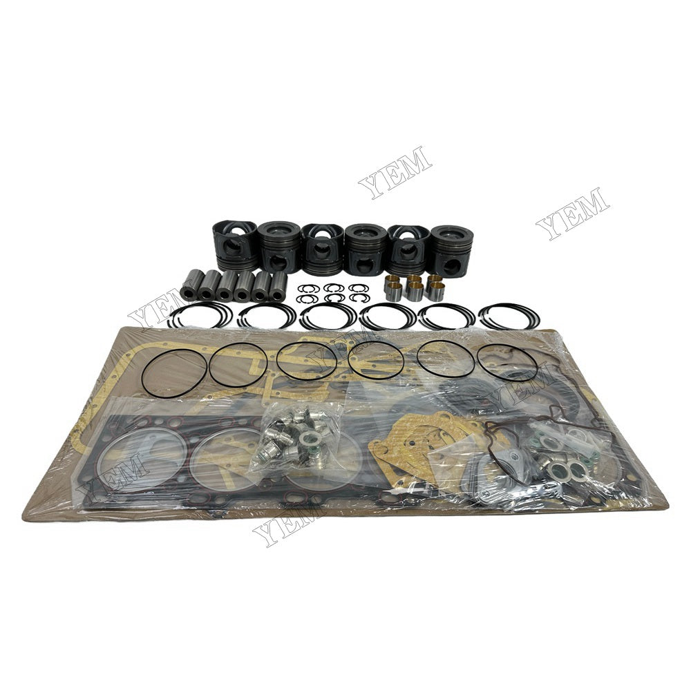 YEM Parts Piston Piston Ring Assembly Overhaul Kit For Cummins QSL9.3 Engine For Cummins