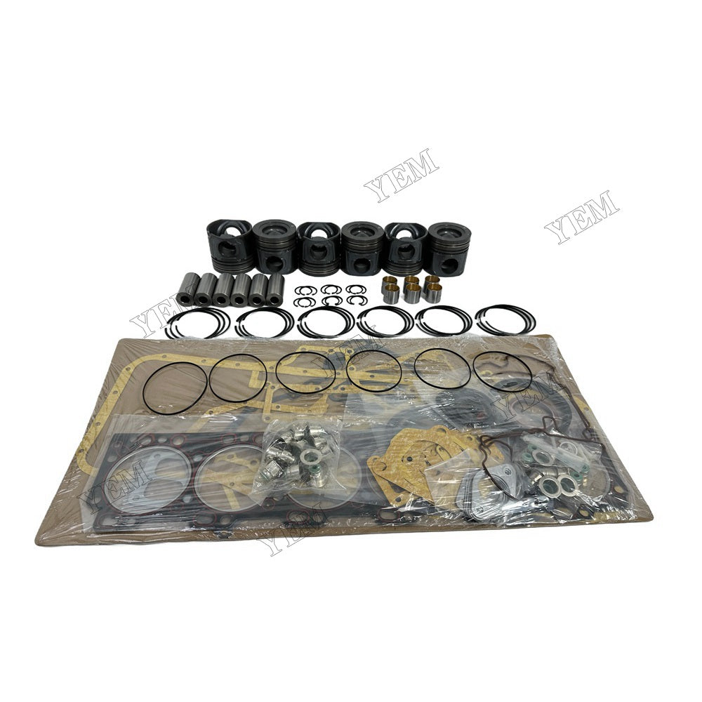 YEM Parts Piston Piston Ring Assembly Overhaul Kit For Cummins QSL9.3 Engine For Cummins