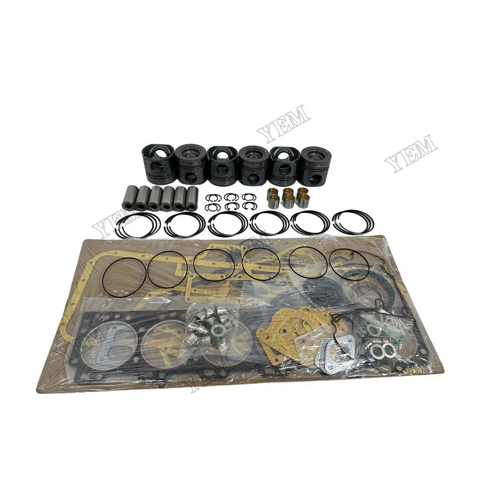 YEM Parts Piston Piston Ring Assembly Overhaul Kit For Cummins QSL9.3 Engine For Cummins