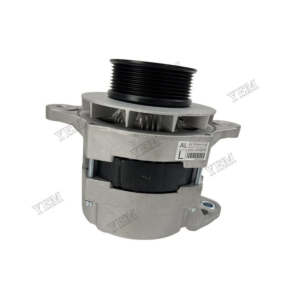 YEM Parts 300901-00033 Alternator 24V For Doosan D1146 Engine Solar 170 W-III excavator For Doosan