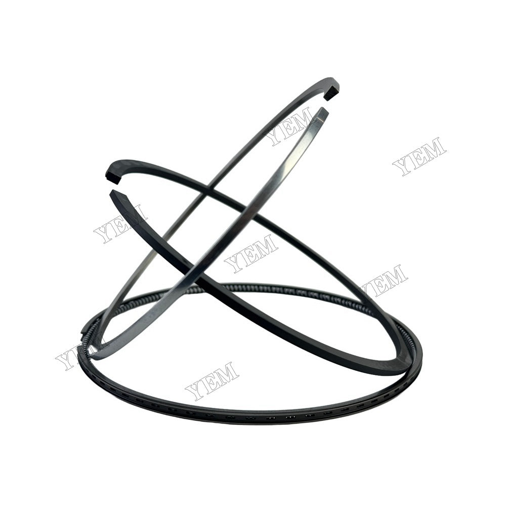 YEM Parts 6 PCS Piston Rings Set For Doosan DV11 Engine DX 520 LC excavator For Doosan
