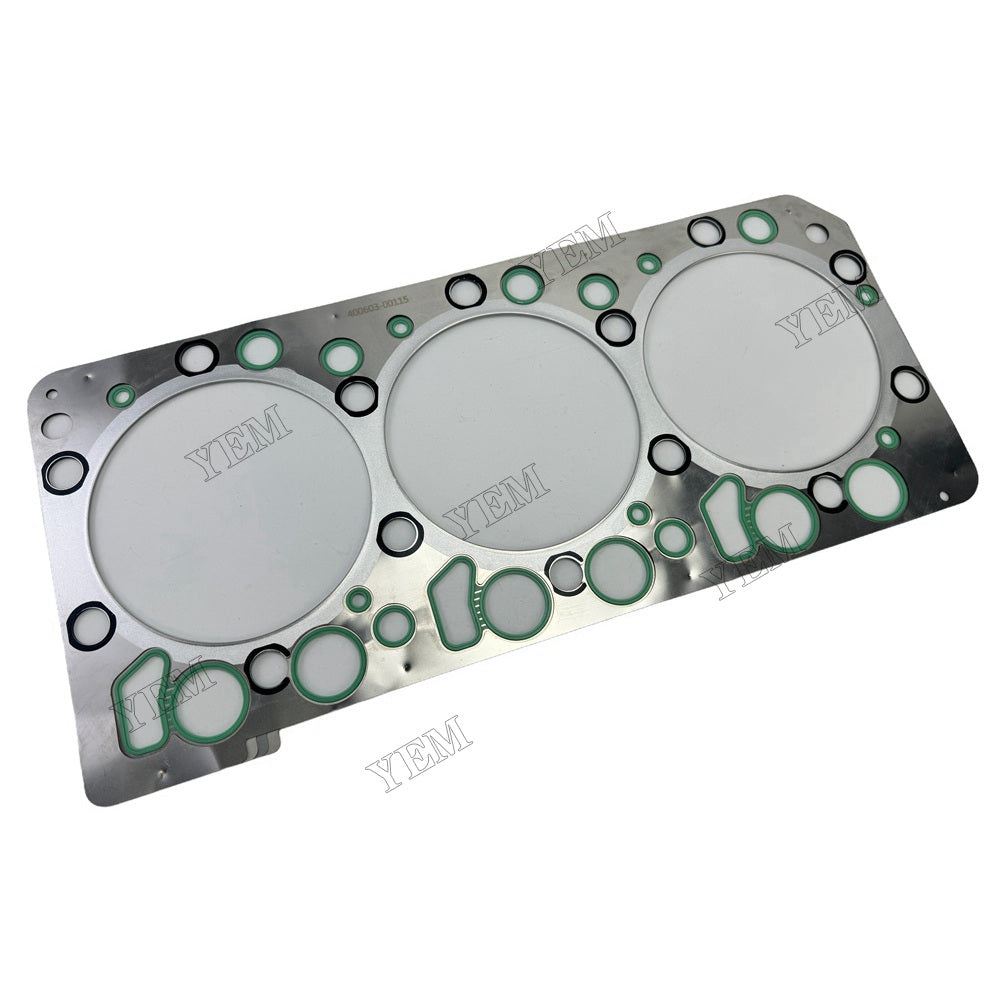 YEM Parts 400603-00115 65.03901-0067 Head Gasket For Doosan DV11 Engine DX 520LC excavator For Doosan