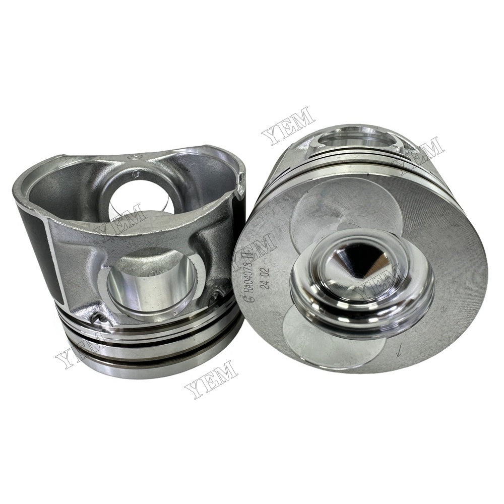 YEM Parts 4 PCS Piston + Pin Clip For YUNNEI YN38GBZ Engine Diesel Engine Spare Parts For Yunnei Power