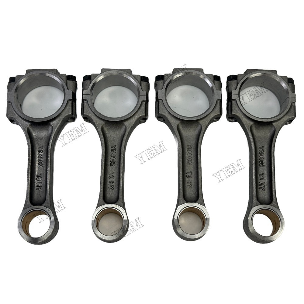YEM Parts 4 PCS Connecting Rod For YUNNEI YN38GBZ Engine Diesel Engine Spare Parts For Yunnei Power