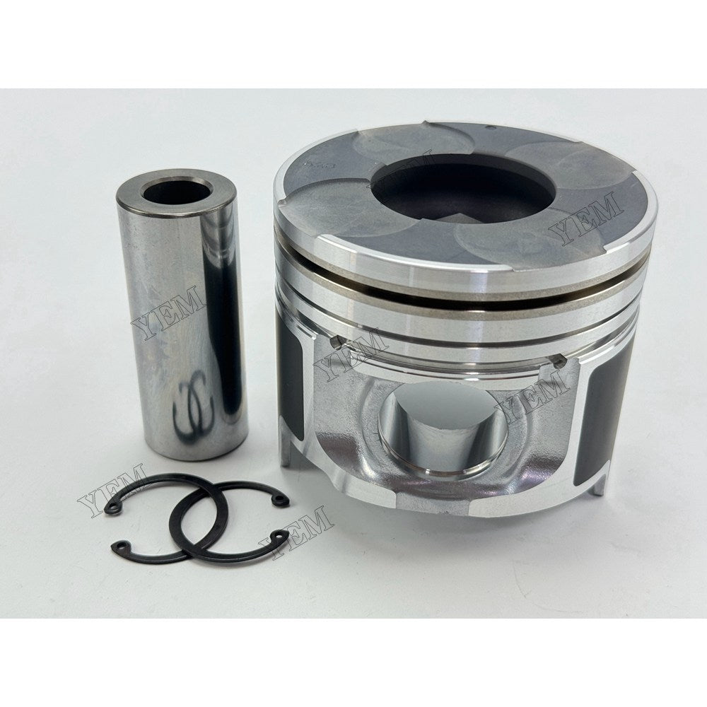 YEM Parts 4 pcs Piston with Pin and Circlips STD ME191472 for Mitsubishi 4M41 Engine For Mitsubishi