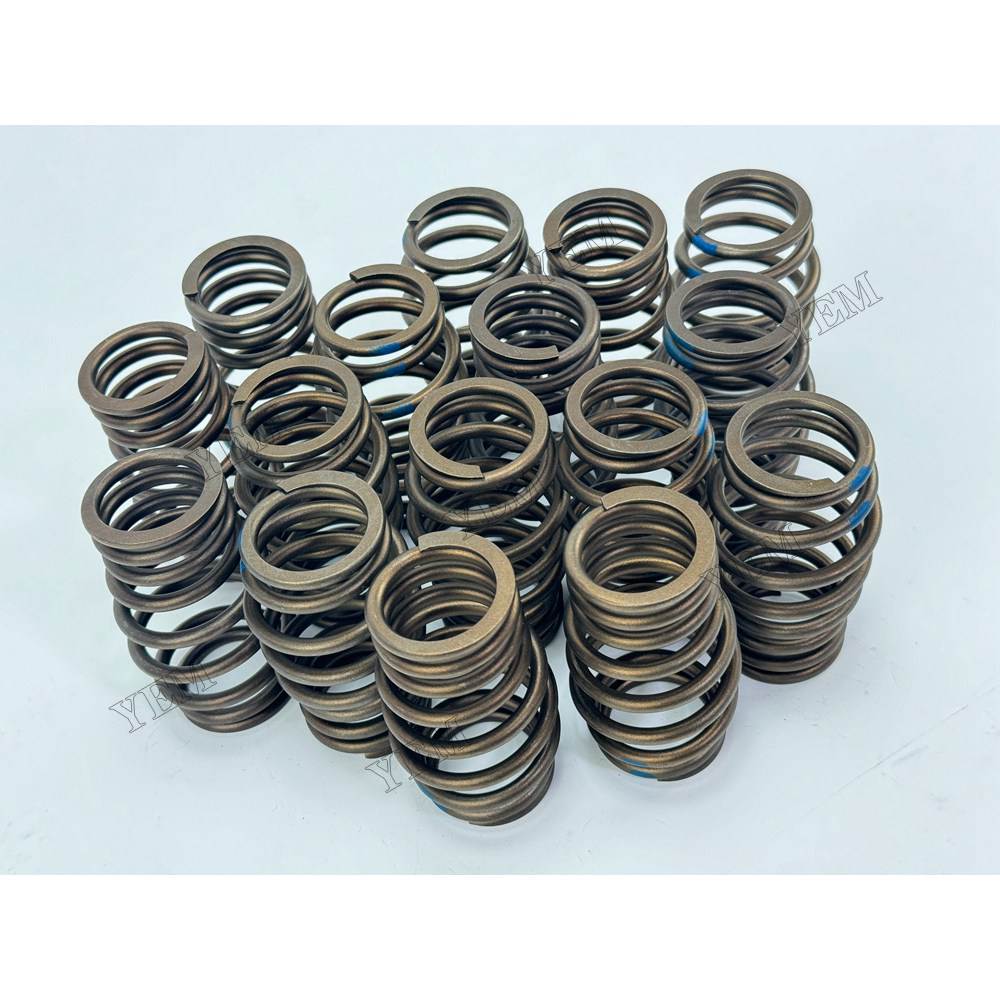 YEM Parts 16 pcs Valve Spring - Outer for Mitsubishi 8DC9 Engine For Mitsubishi