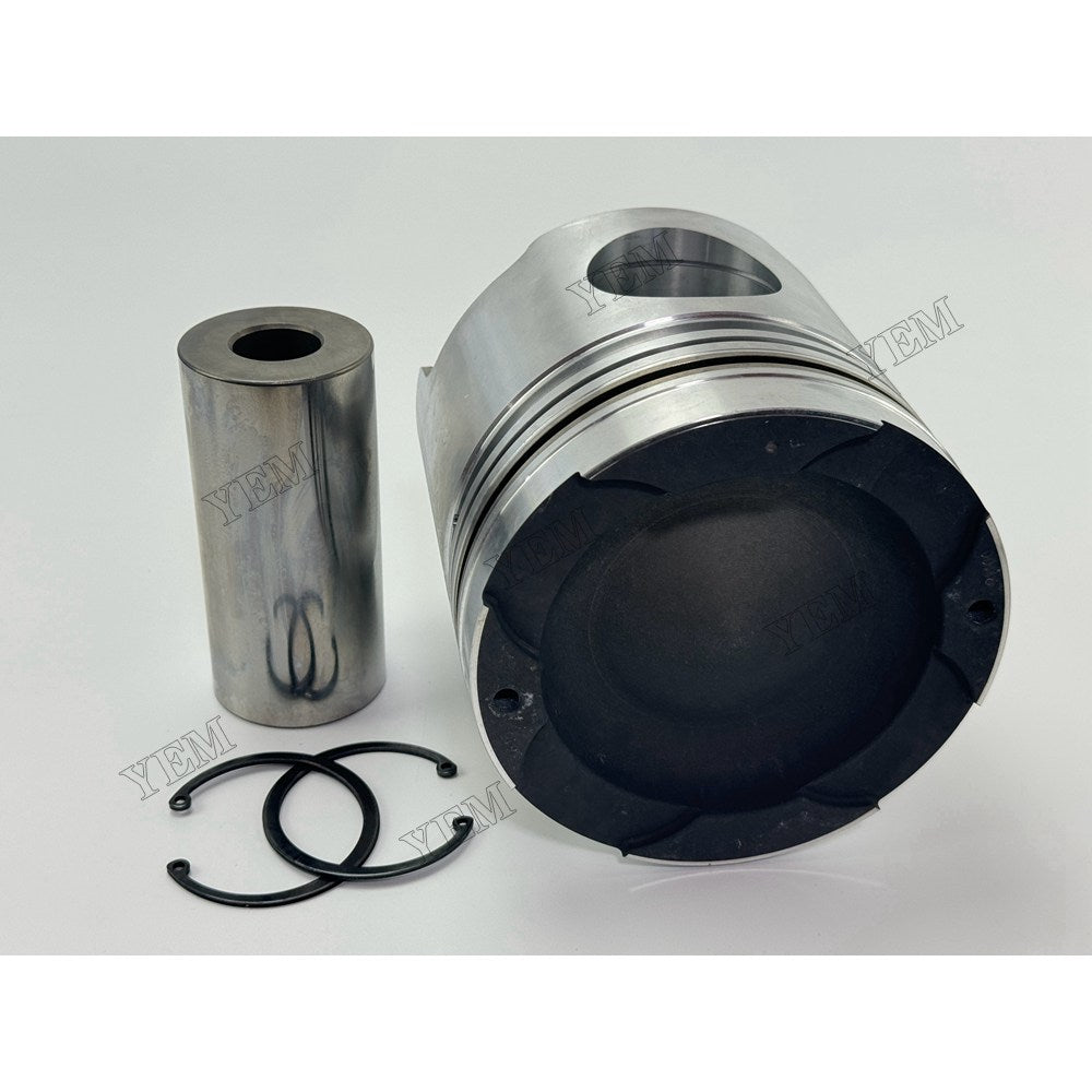 YEM Parts 6 pcs Piston with Pin and Circlips STD 3251791101 for Mitsubishi S6A2 Engine For Mitsubishi